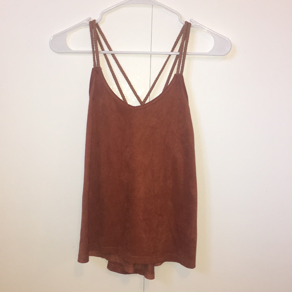 Suede Tank Top